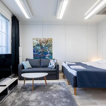Apartment Tyylikaes Studio, Terassi Ja Ilmainen Parkki Vanha Postitalo